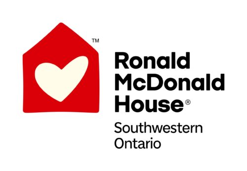 Ronald McDonald House Southwestern Ontario logo with red house and heart